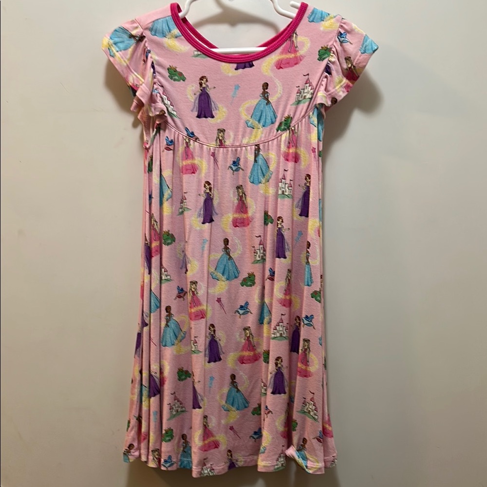 Free Birdees Soft Bamboo Pink Princess Dress / Nightgown Size 4T